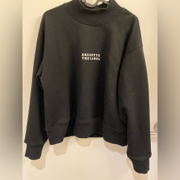 Brunette the label moc neck sweater - Picture 1 of 3
